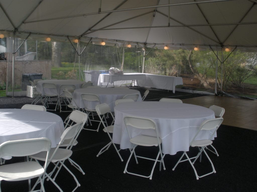 Tables and Chairs Rental - Ray Van Tent and Equipment
